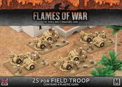 BBX33: 25 pdr Field Troop (Plastic)
